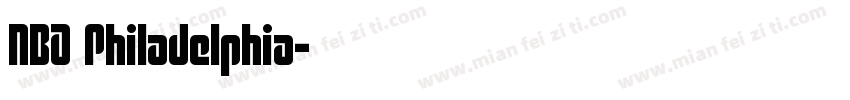 NBA Philadelphia字体转换